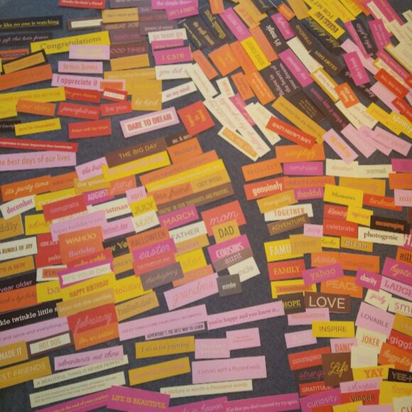 Die Cuts with View Quote Warm Cardstock textured - Picture 1 of 10